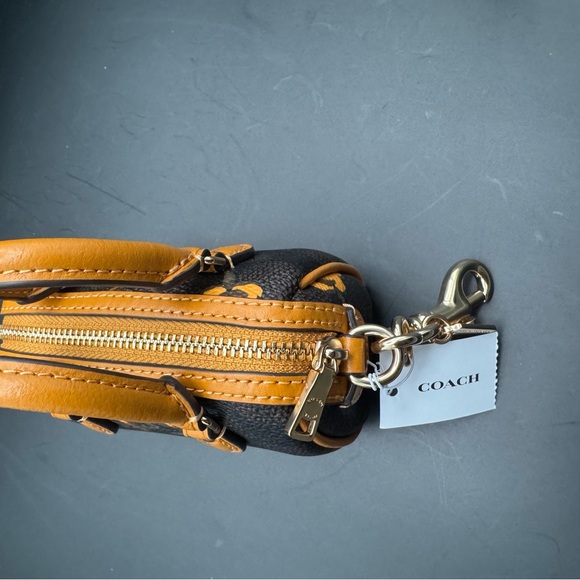 Coach Floral Bag Charm - Picture 3 of 3